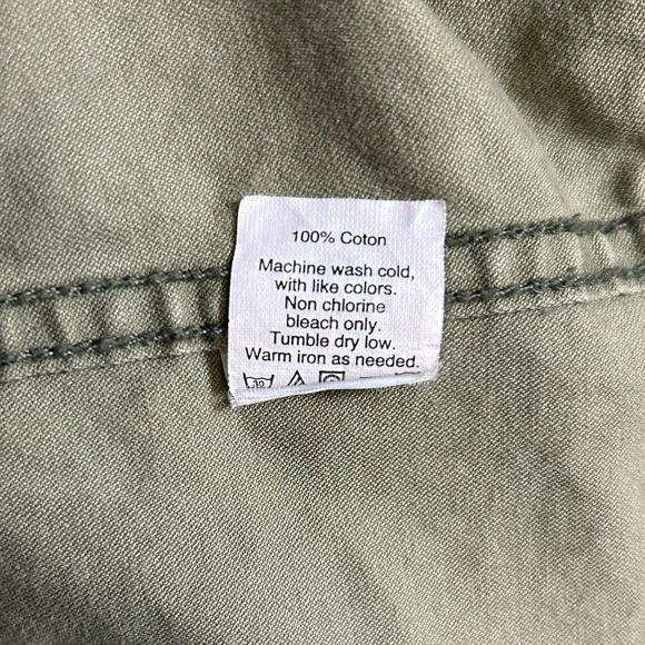 Madewell Women’s Small Military Cargo Utility Jacket Full Zip - Picture 10 of 14